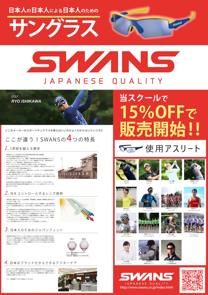 swans サングラス1