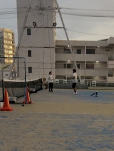 雨上がり【レックテニススクール】