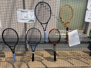 試し打ちしてみましょう【レックテニススクール】